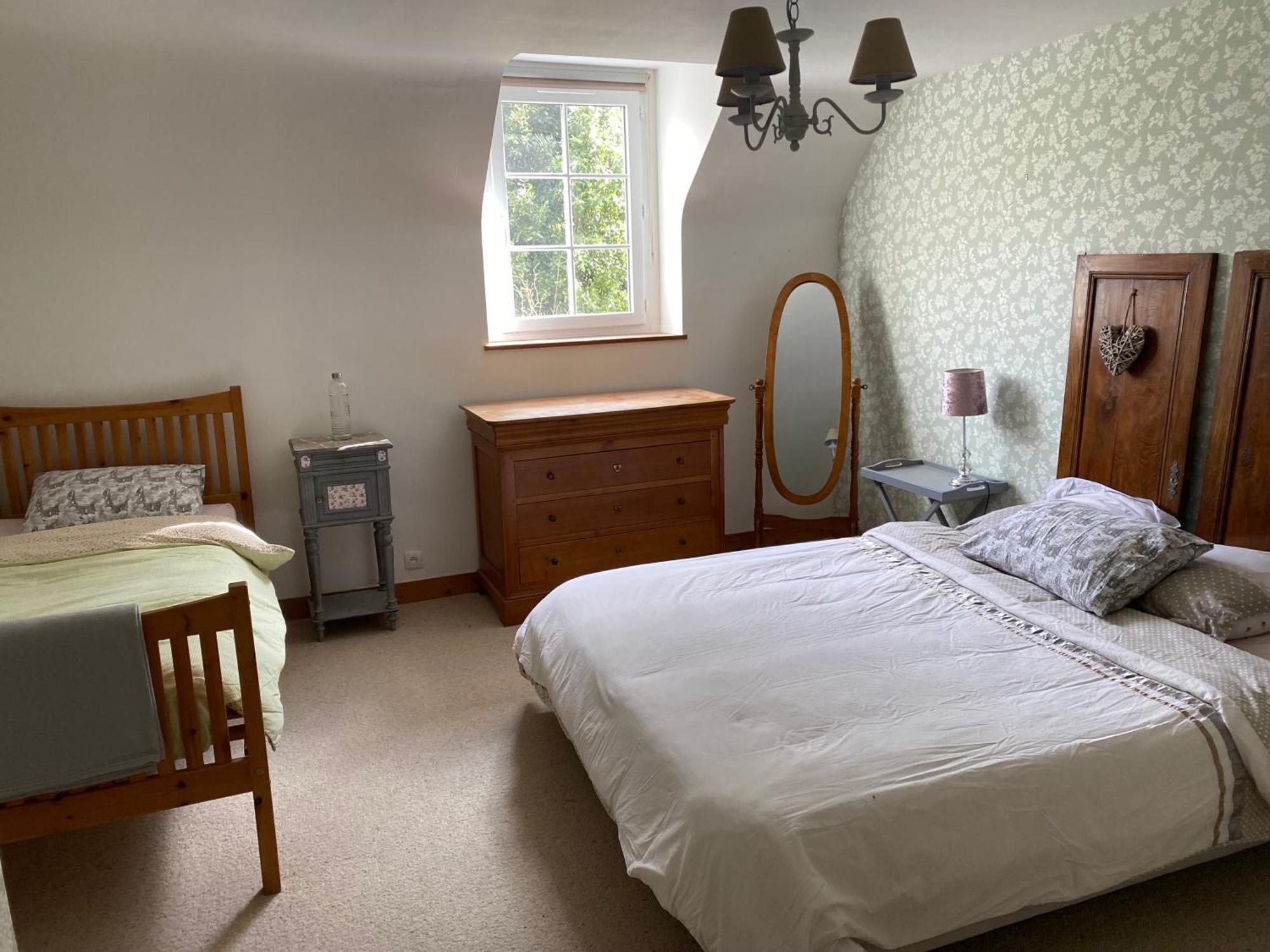 Chambre De Rose - Le Refuge Des Parachutistes - En Bordure Du Marais Neuville-au-Plain 外观 照片